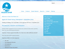 Tablet Screenshot of oceanstarmarine.com